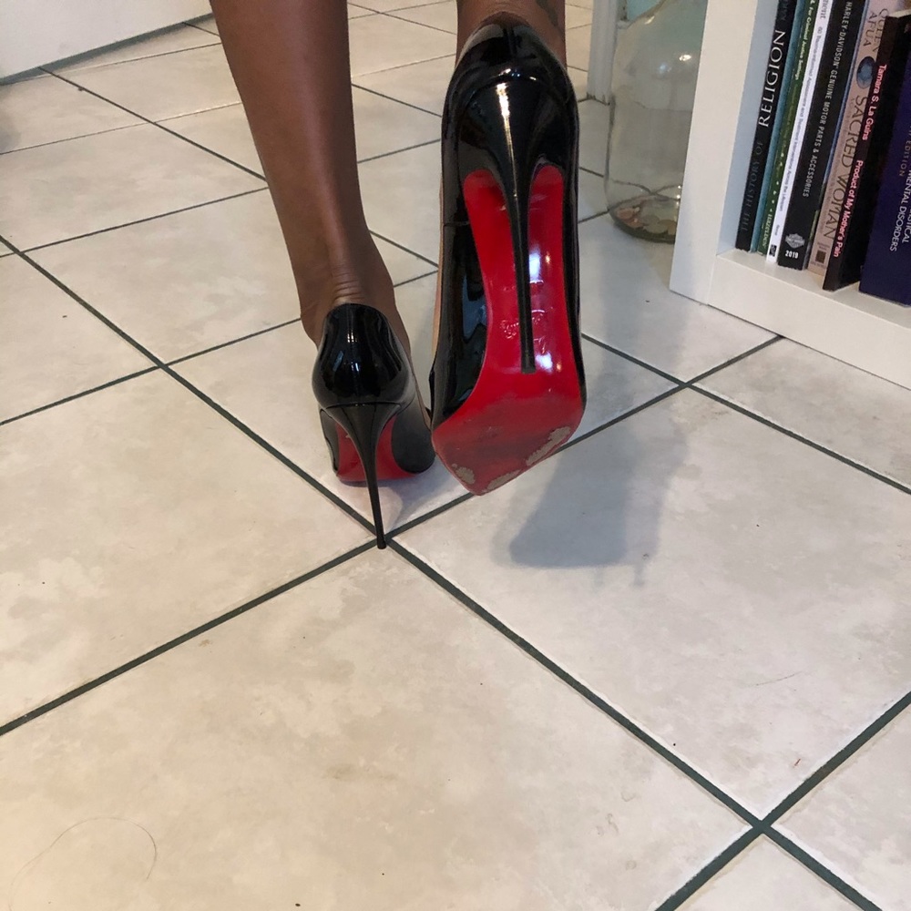 Christian Louboutin So Kate patent leather
